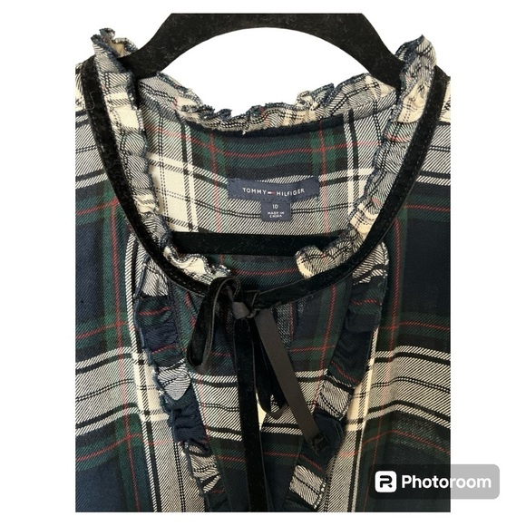 Tommy Hilfiger nwot Tartan Plaid midi dress size 10 - Picture 2 of 6